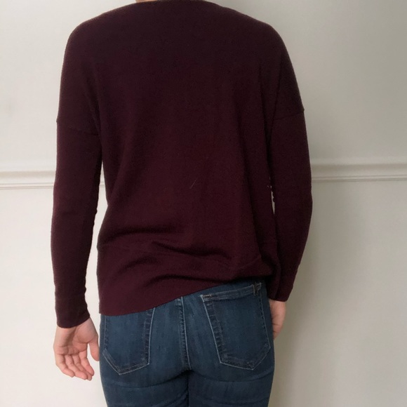 Cynthia Rowley Purple Merino Wool Sweater - Picture 7 of 12